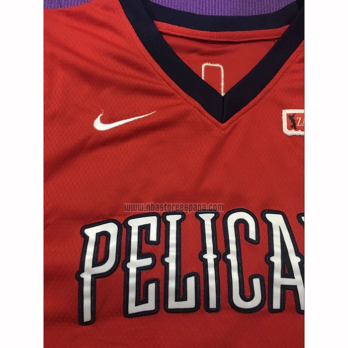 Camiseta New Orleans Pelicans Zion Williamson NO 1 Statement 2019-20 Rojo